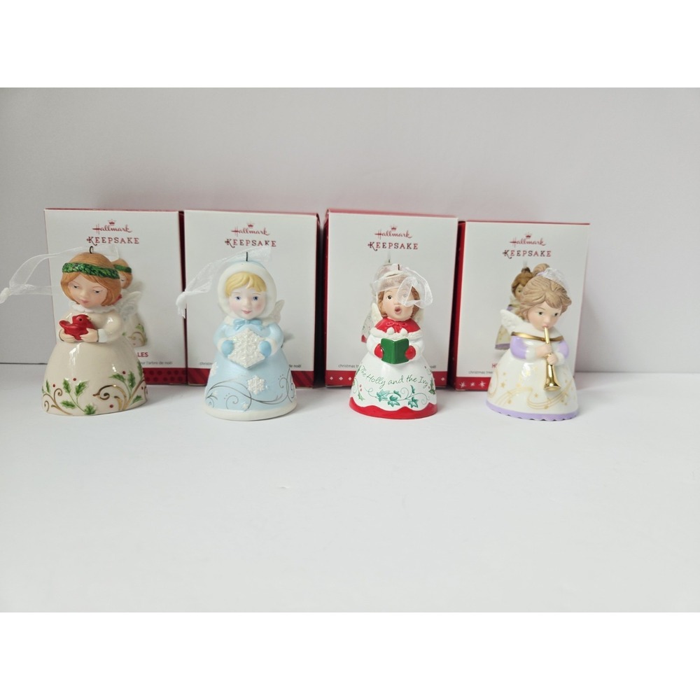 Hallmark Christmas ornament Series Heavenly Belles #1-4